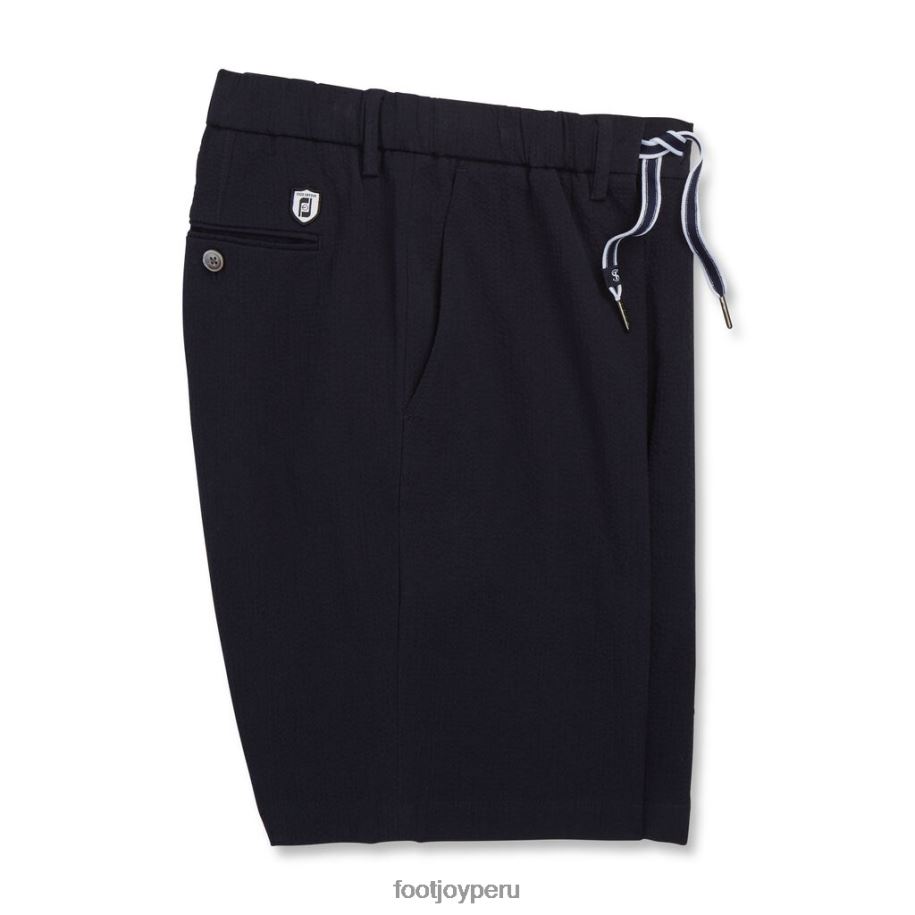 Armada Footjoy shorts traveller de seersucker azul marino 8V0401951