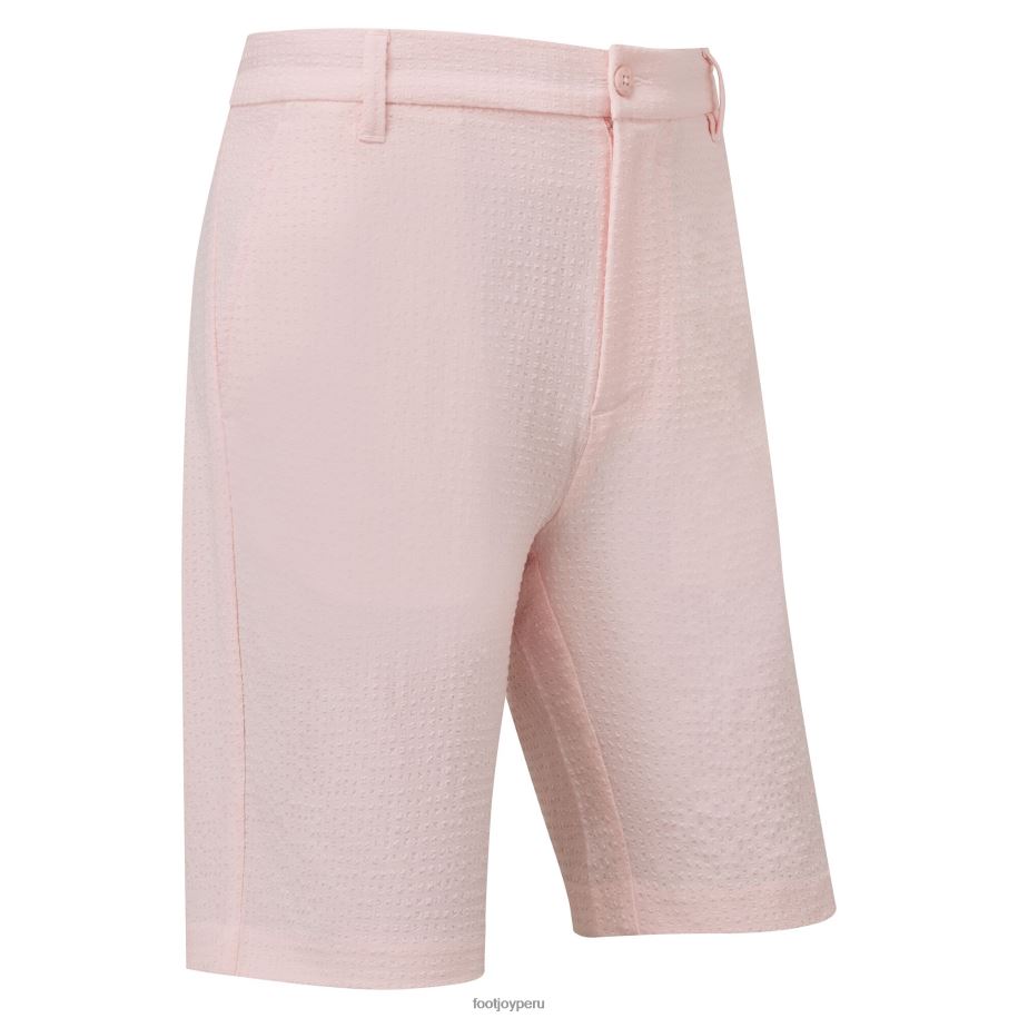 rosa Footjoy pantalones cortos de seersucker de rendimiento rosa 8V040170