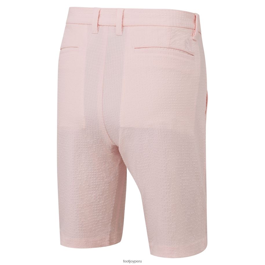 rosa Footjoy pantalones cortos de seersucker de rendimiento rosa 8V040982