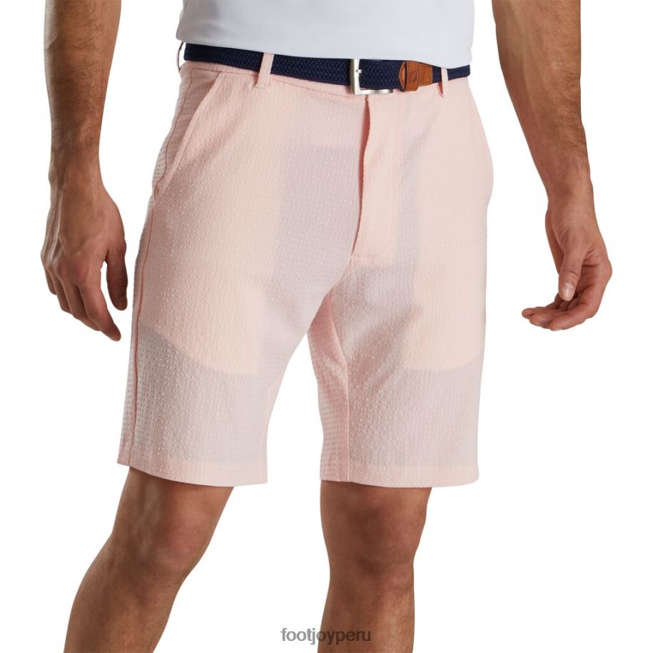 rosa cuarzo Footjoy pantalones cortos de seersucker rosa cuarzo de 10'' entrepierna 8V0401963
