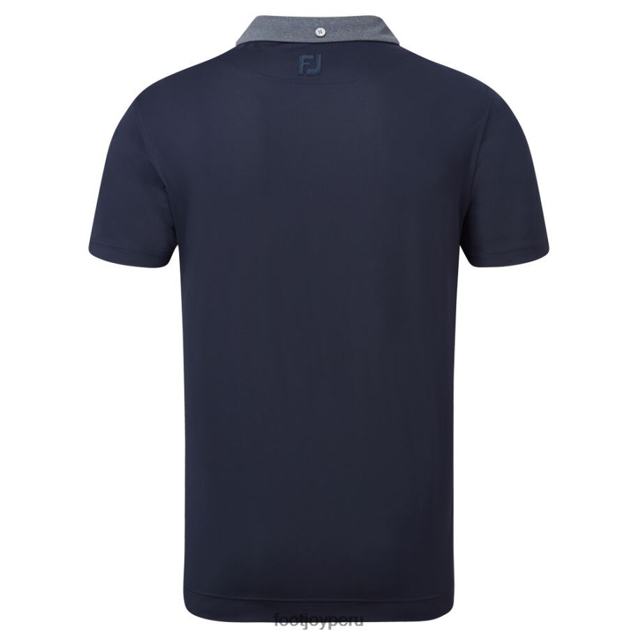 Armada Footjoy ribete tonal liso con bolsillo azul marino 8V040136