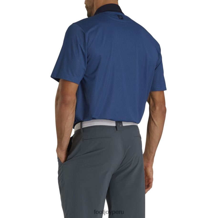 Azul marino Footjoy mini cuadros elásticos lisle estampado azul marino 8V0401929