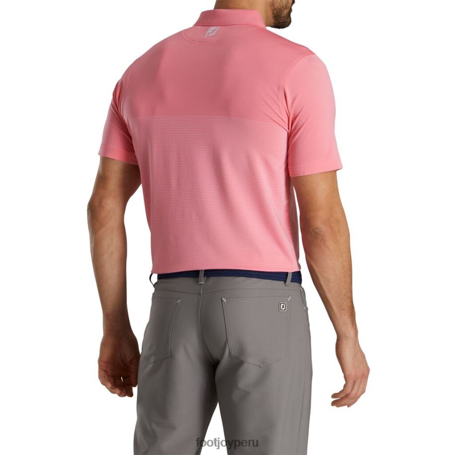 azalea-blanco Footjoy Cuello del mismo tejido con diseño de raya diplomática y diseño de lisle blanco azalea 8V0401912