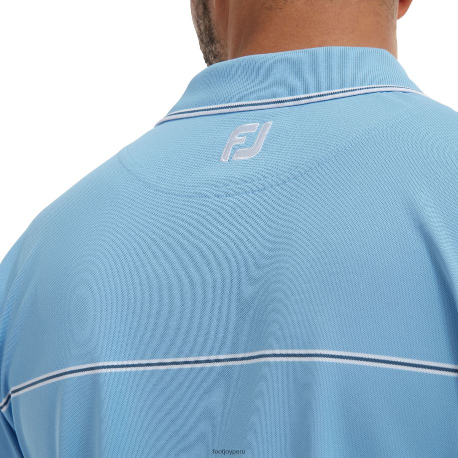 azul anochecer Footjoy pequeños detalles piqué azul atardecer 8V040145