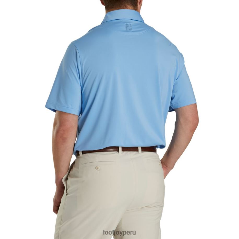 azul claro Footjoy cuello liso liso azul claro 8V0402698