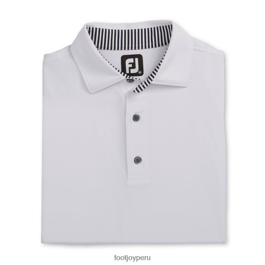 blanco Footjoy cuello liso liso blanco 8V0402699