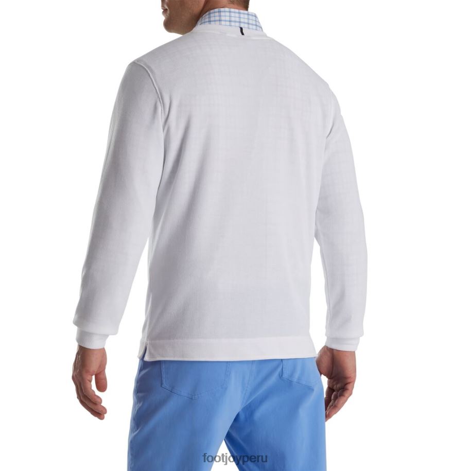blanco Footjoy jersey de cuello redondo blanco 8V0401937