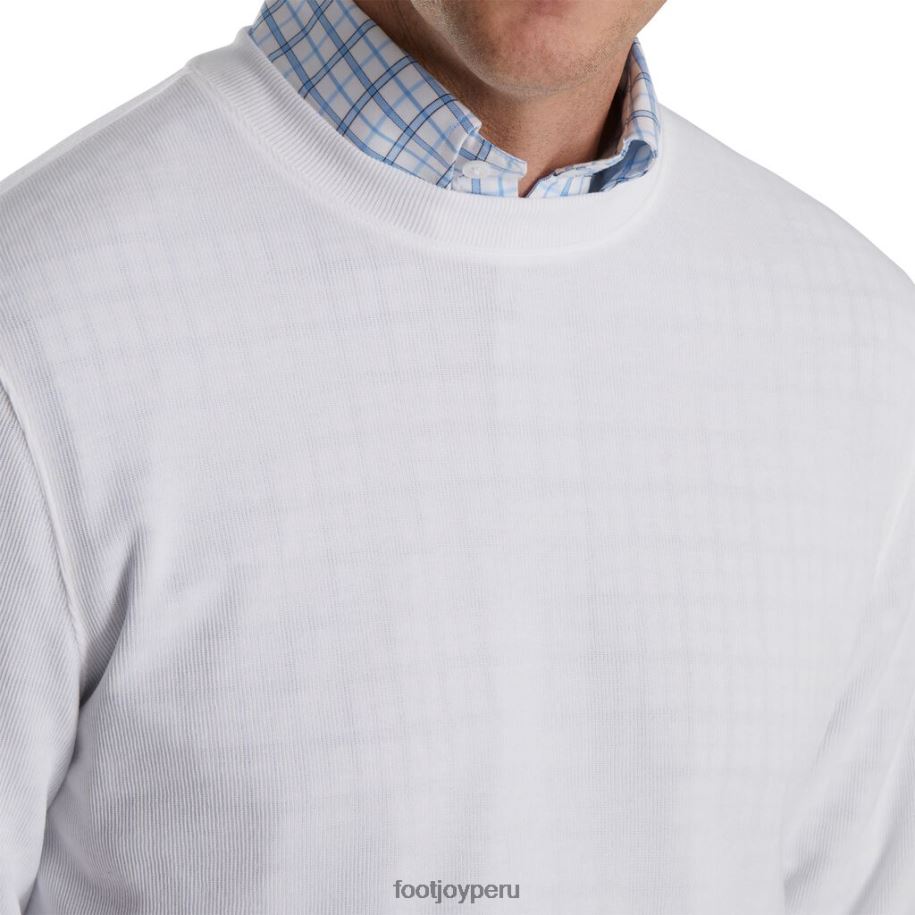 blanco Footjoy jersey de cuello redondo blanco 8V0401937