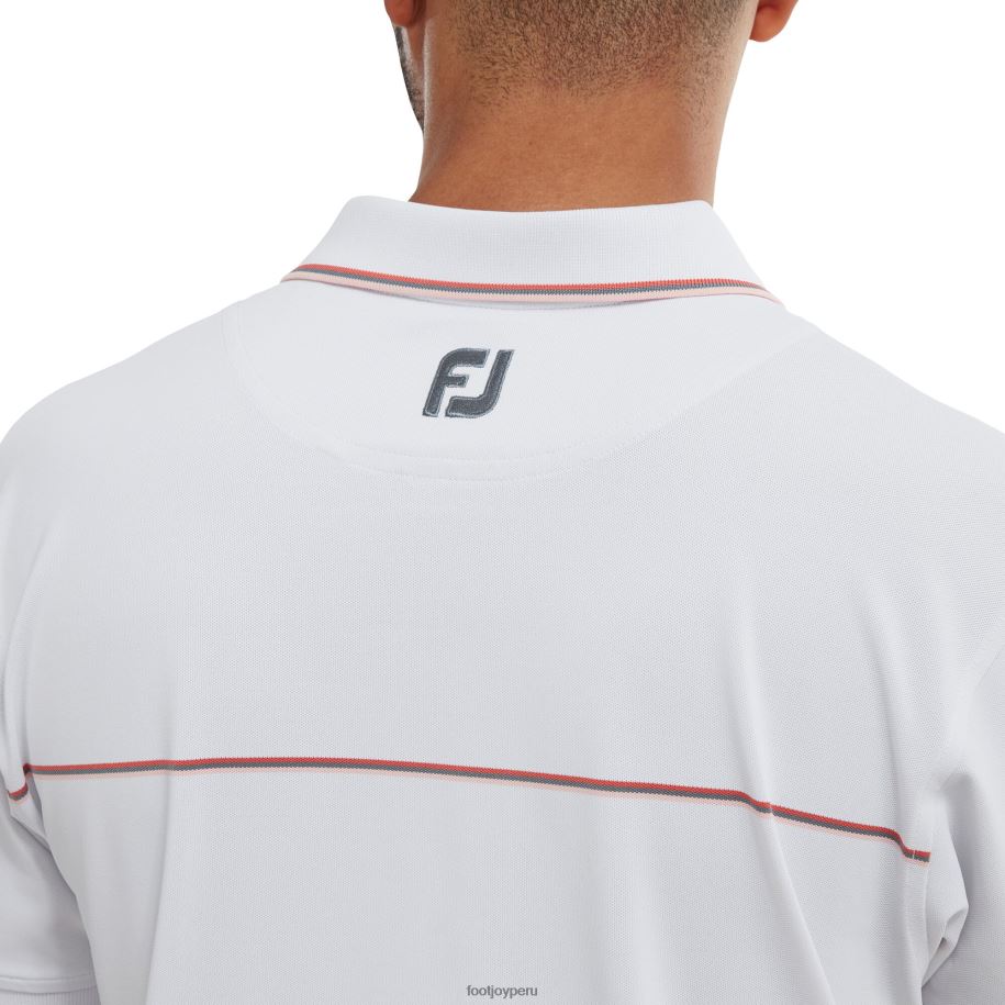 blanco Footjoy piqué blanco pequeños detalles 8V040144