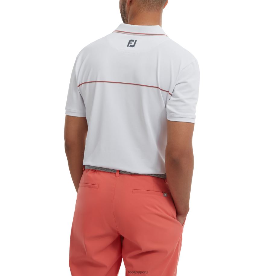 blanco Footjoy piqué blanco pequeños detalles 8V040956
