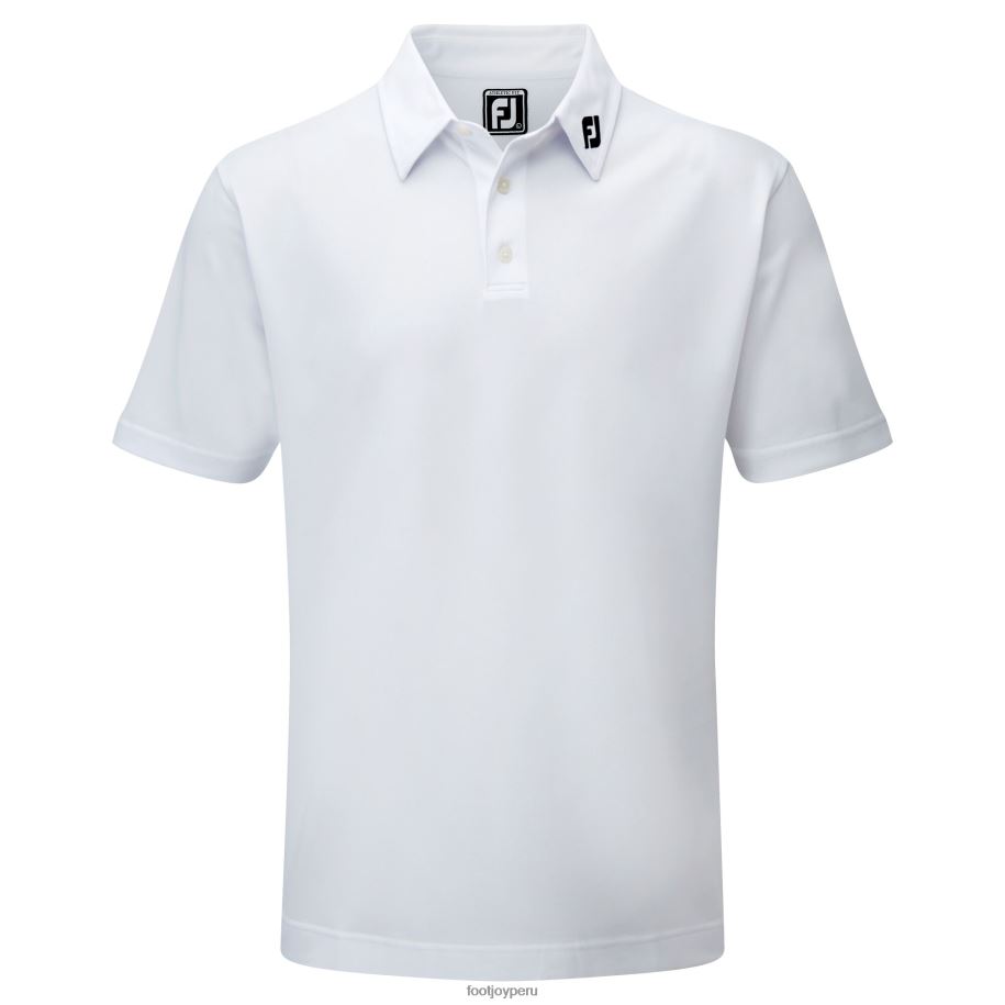 blanco Footjoy piqué elástico liso blanco 8V040892