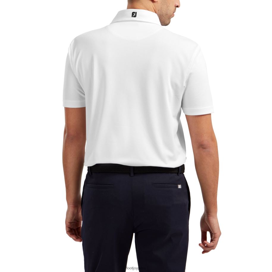 blanco Footjoy piqué elástico liso blanco 8V040892
