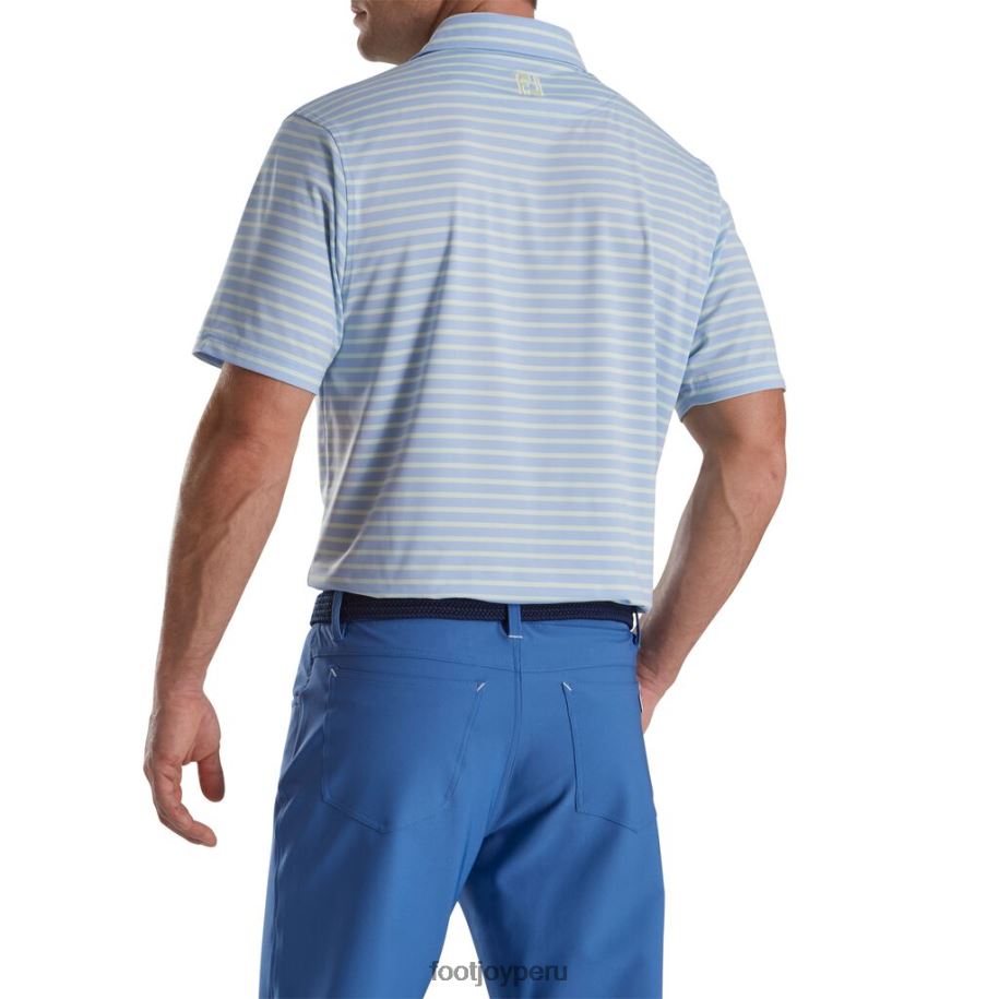 cielo-menta Footjoy lisle 2 colores raya cuello del mismo color cielo-menta 8V0401924