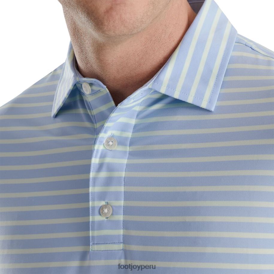 cielo-menta Footjoy lisle 2 colores raya cuello del mismo color cielo-menta 8V0401924