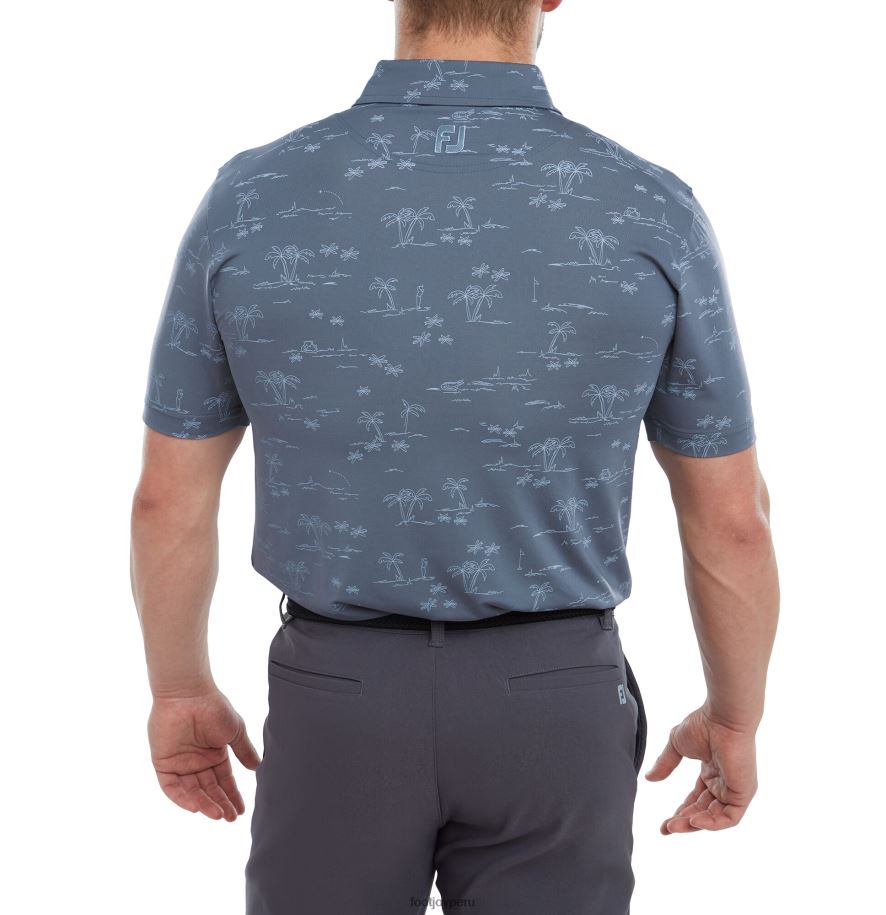 denim-bluestone Footjoy bluestone-denim tropic golf lisle 8V040887