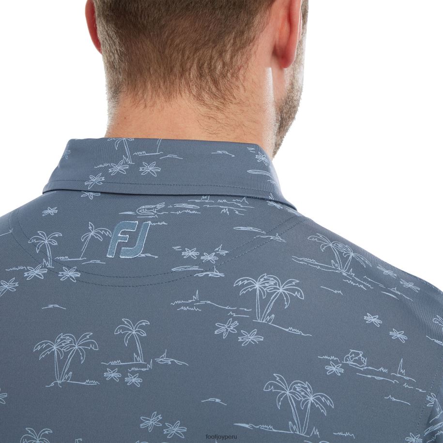 denim-bluestone Footjoy bluestone-denim tropic golf lisle 8V040887