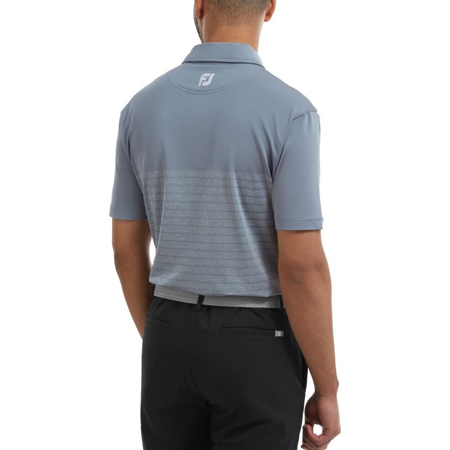gris Footjoy Lisle gris jaspeado con rayas 8V040960