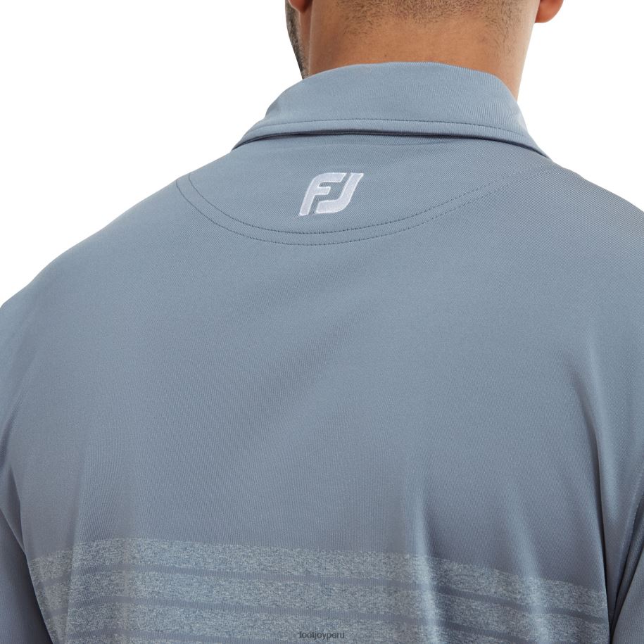 gris Footjoy Lisle gris jaspeado con rayas 8V040960
