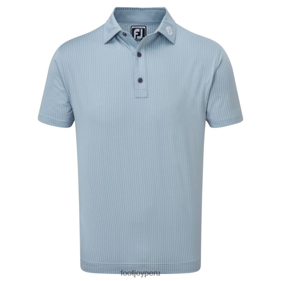 gris blanco Footjoy estampado en zigzag lisle gris-blanco 8V040925