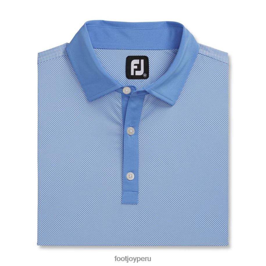 laguna blanca Footjoy Estampado de cuadros mini de isla elástica en blanco laguna 8V0401925