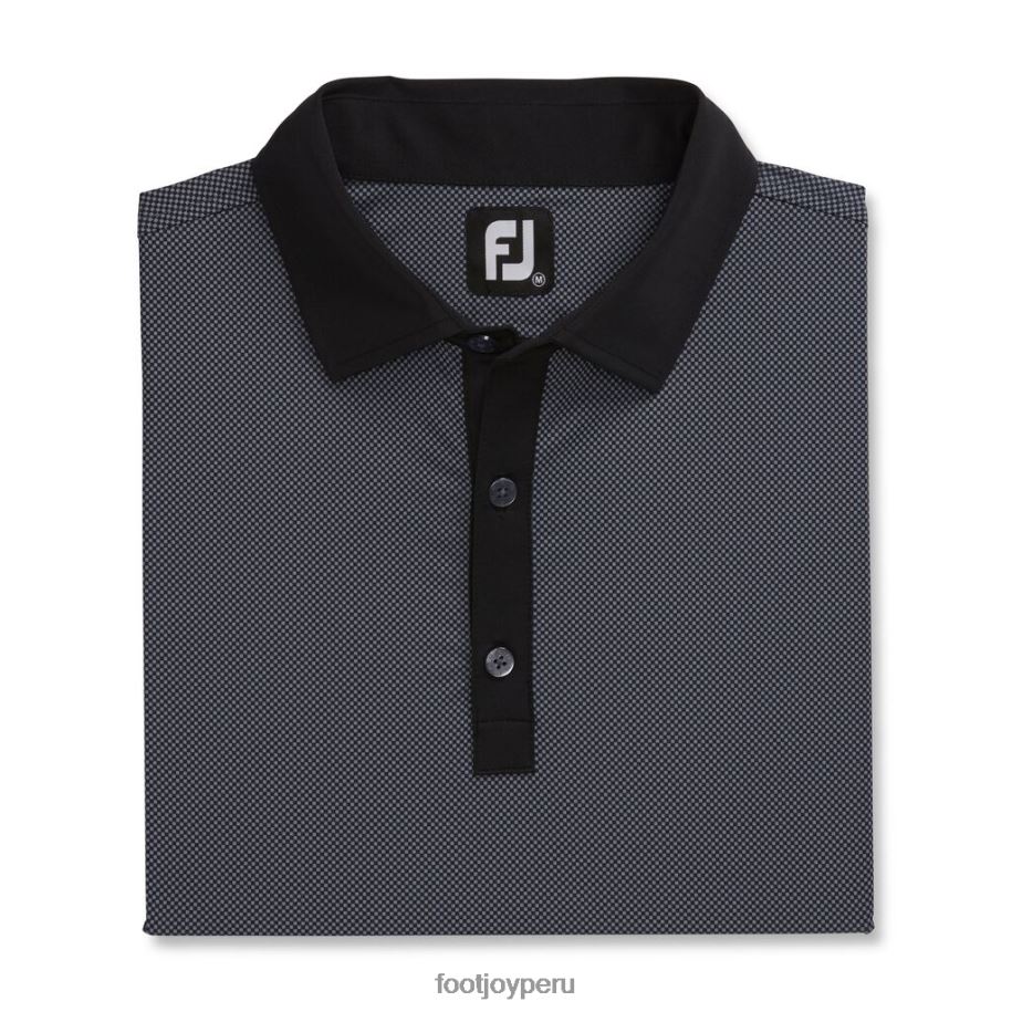 pizarra negra Footjoy estampado de mini cuadros de lisle elástico negro pizarra 8V0401927
