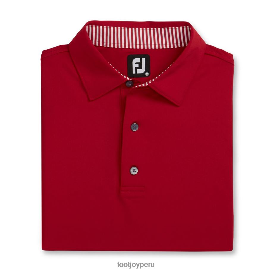 rojo Footjoy cuello liso rojo de lisle 8V0402702