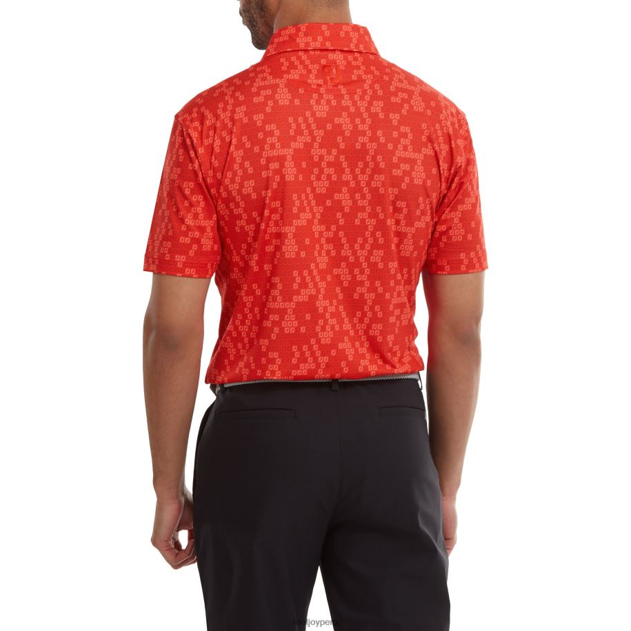 rojo Footjoy estampado digital camo fj rojo lisle 8V040100