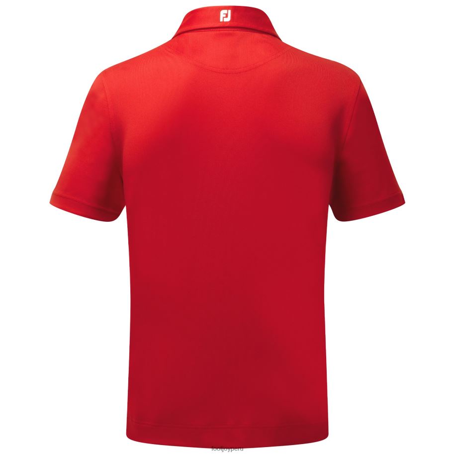 rojo Footjoy piqué elástico liso rojo 8V04081