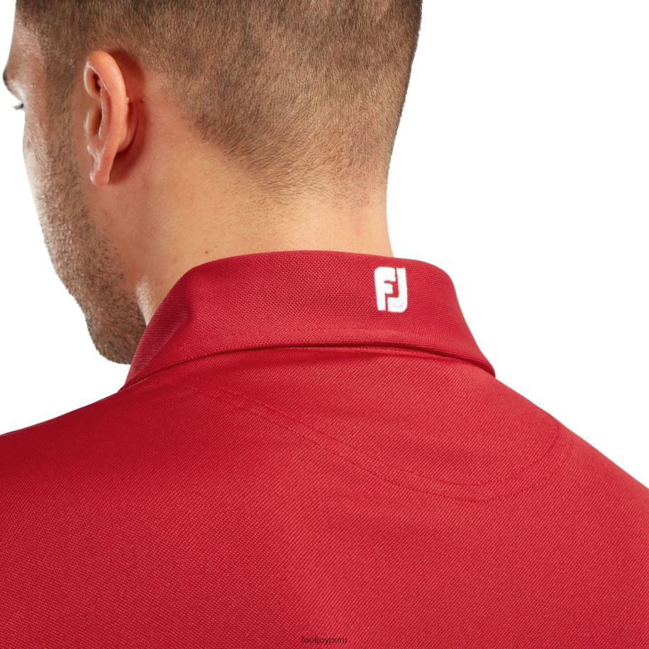 rojo Footjoy piqué elástico liso rojo 8V04081