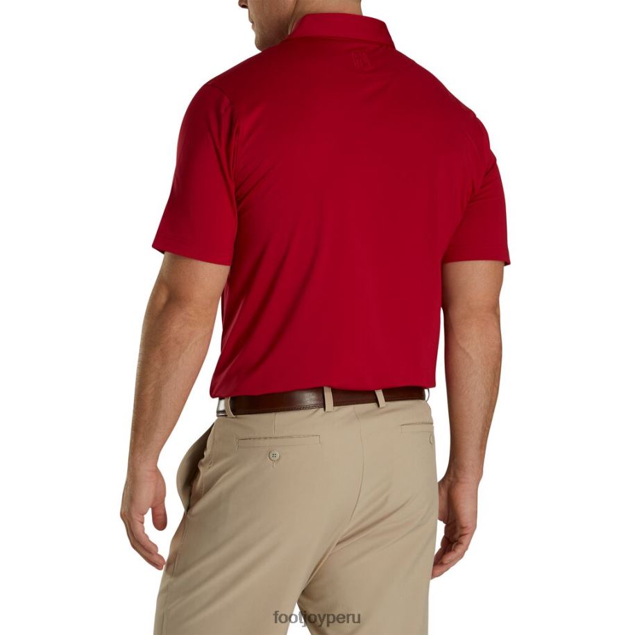 rojo blanco Footjoy cuello liso liso rojo-blanco 8V0401815