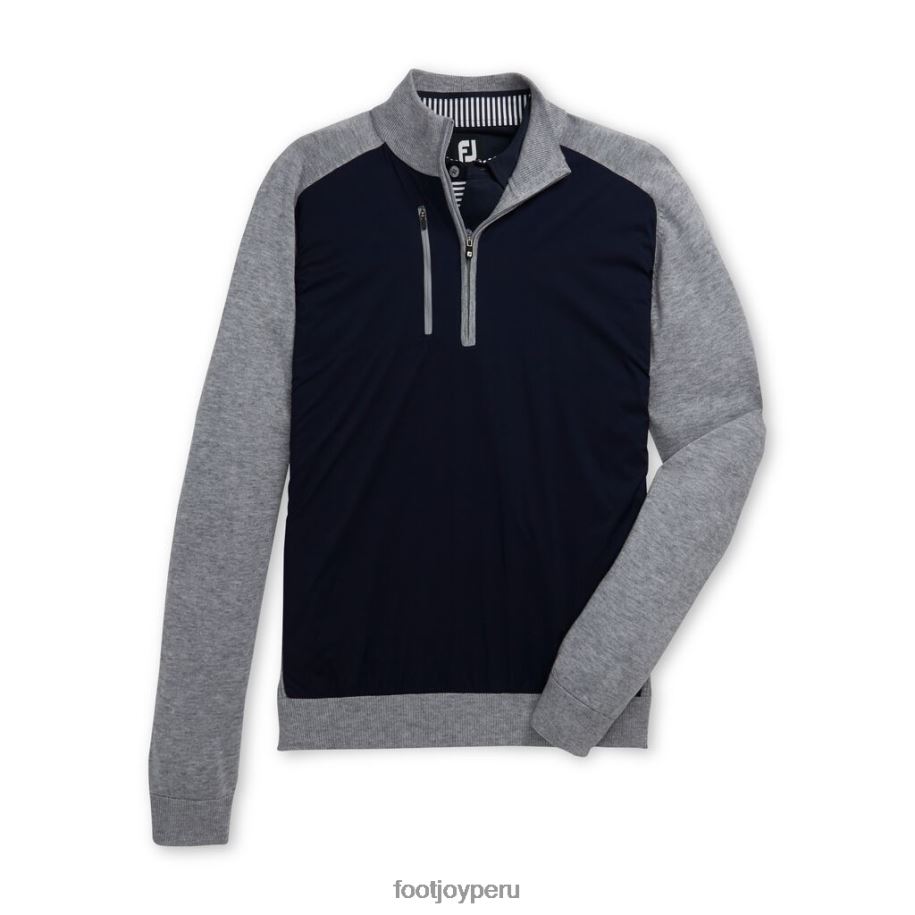 azul marino-gris jaspeado Footjoy jersey técnico azul marino-gris jaspeado 8V0402745