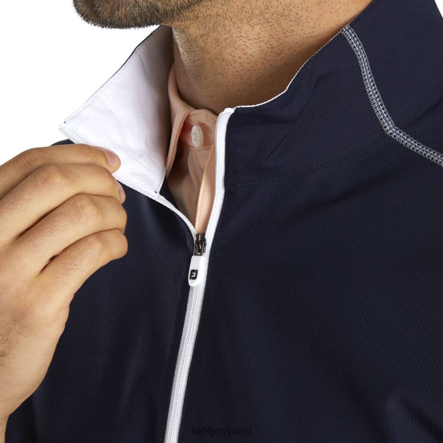 blanco-azul marino Footjoy cortavientos sport manga corta azul marino-blanco 8V0402765