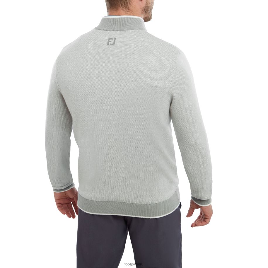 gris Footjoy jersey con cremallera completa gris 8V040289
