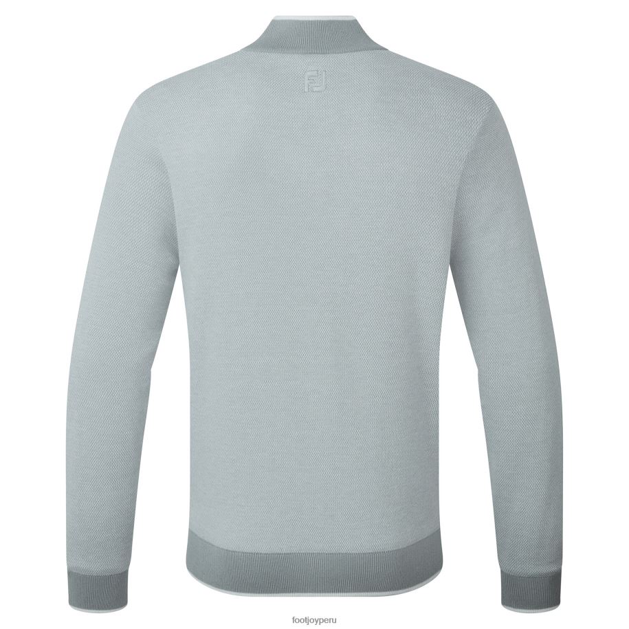 gris Footjoy jersey con cremallera completa gris 8V040289