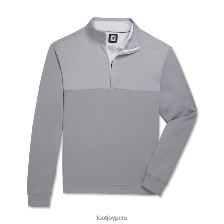 gris Footjoy yugo jaspeado media cremallera capa intermedia gris 8V0402033