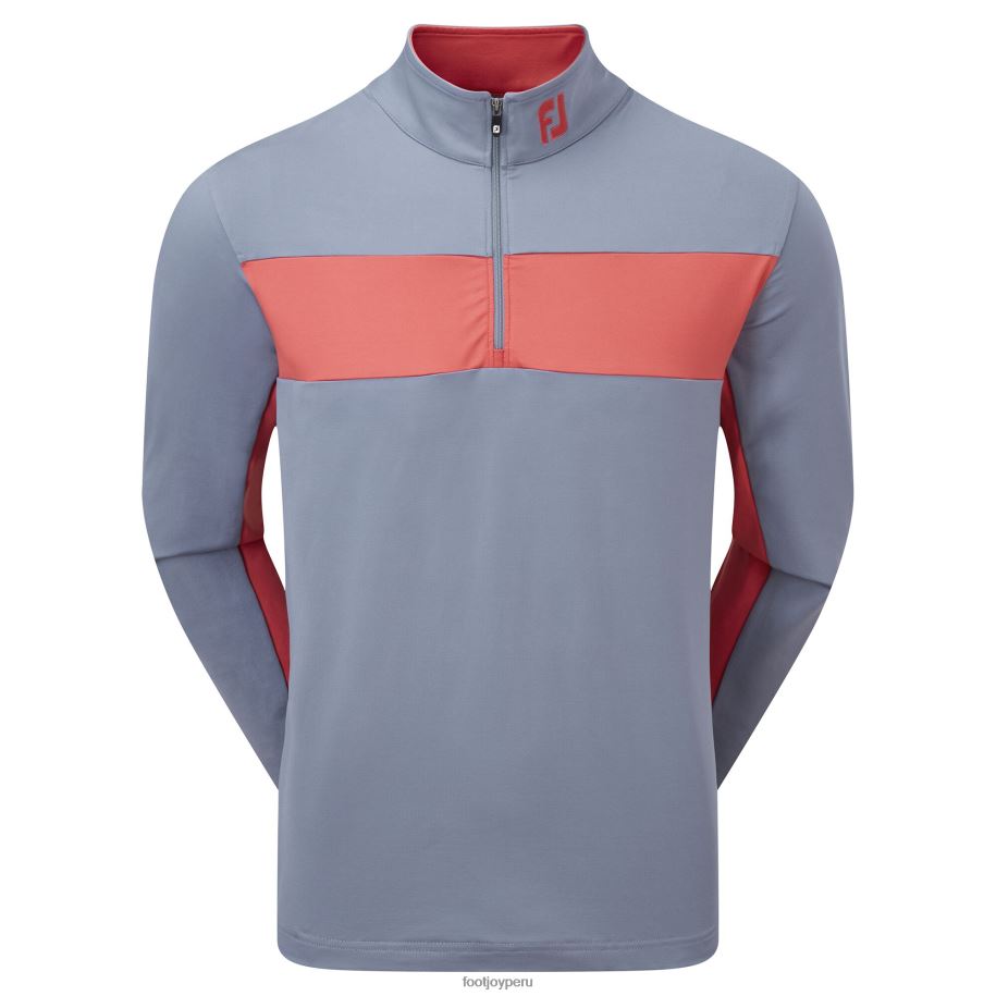 gris-naranja Footjoy chill-out con rayas en el pecho gris-naranja 8V040230