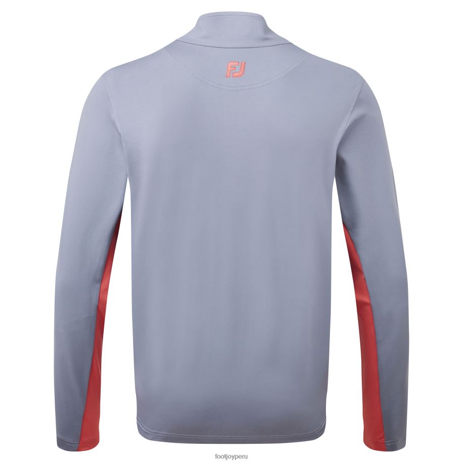 gris-naranja Footjoy chill-out con rayas en el pecho gris-naranja 8V040230