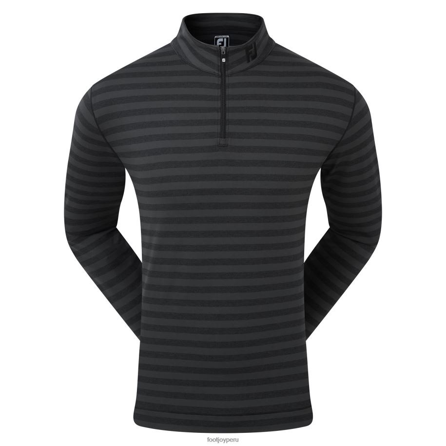 negro Footjoy chill-out de punto negro aterciopelado con rayas tonales 8V0401064
