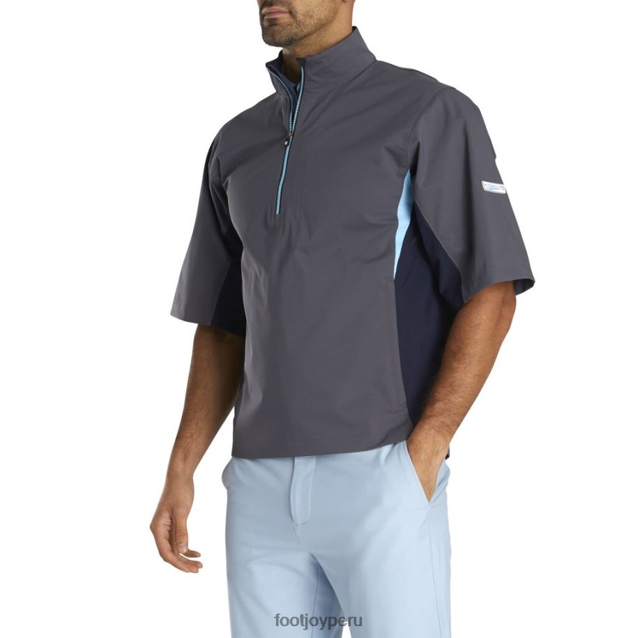 azul marino carbón Footjoy Camisa impermeable de manga corta Hydrolite antracita-azul marino 8V0402760
