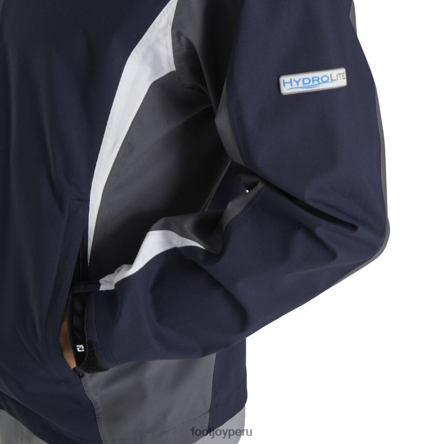 carbón-azul marino-naranja Footjoy chaqueta impermeable hidrolita carbón-azul marino-naranja 8V0402115