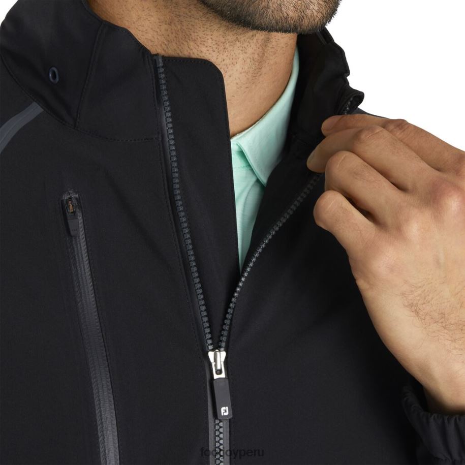 carbón negro Footjoy chaqueta impermeable hidrotour negro carbón 8V0402781