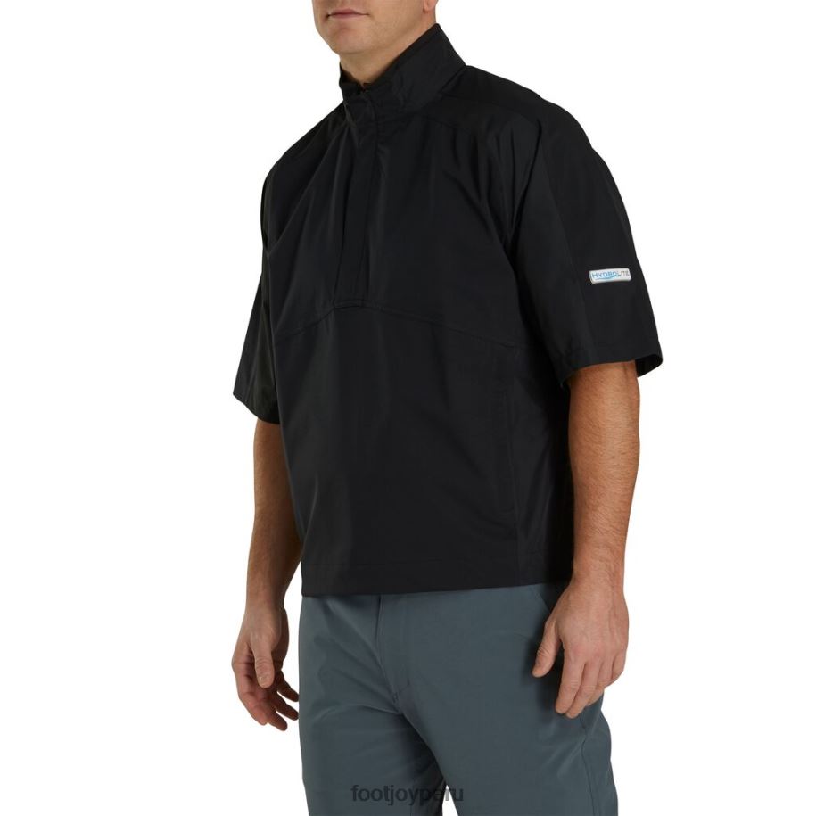 negro Footjoy camisa impermeable de manga corta hidrolita negra 8V0402761