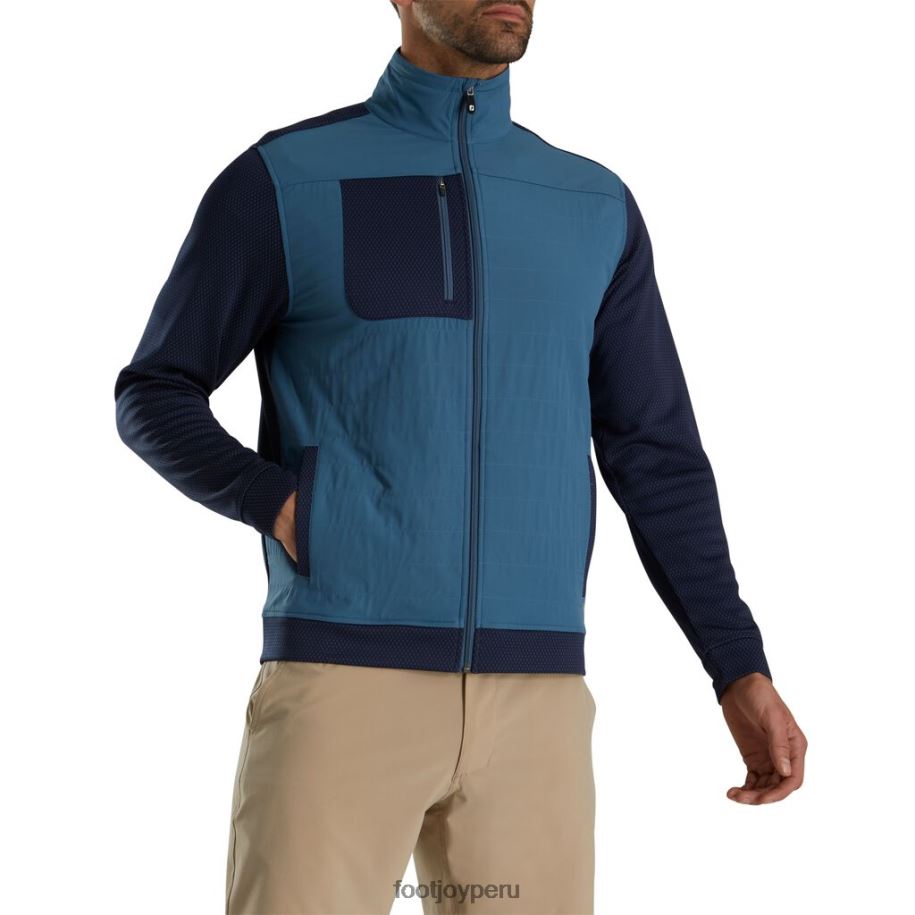 pizarra azul marino Footjoy chaqueta híbrida thermoseries azul marino-pizarra 8V0402104