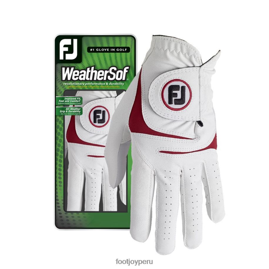 blanco rojo Footjoy climas de blanco-rojo 8V0401162