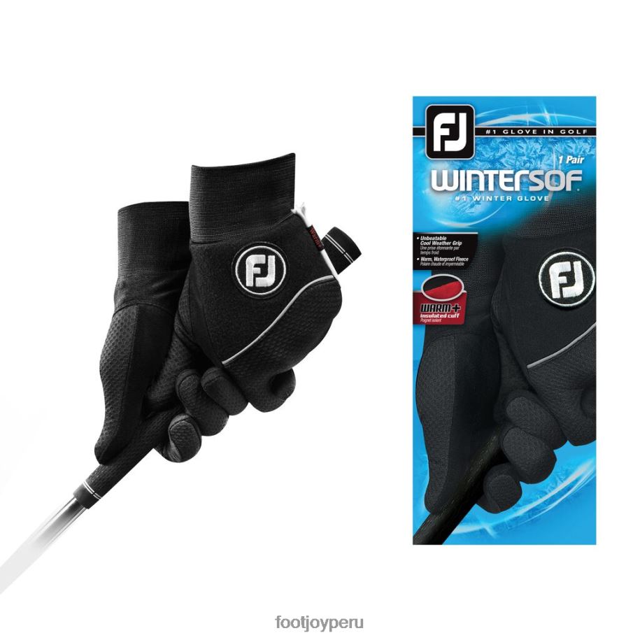 negro Footjoy invierno negro de par 8V0402210