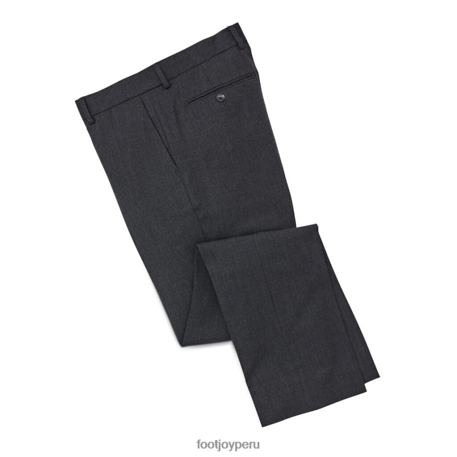 carbón Footjoy pantalones de lana elástica antracita 8V0401993
