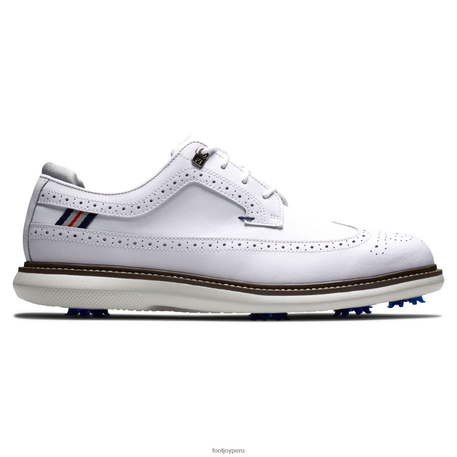 blanco Footjoy tradiciones blancas - punta de escudo 8V040822