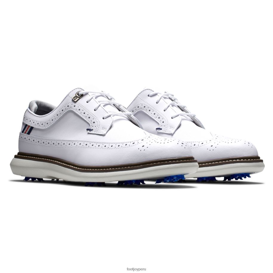 blanco Footjoy tradiciones - punta de escudo blanca 8V04010