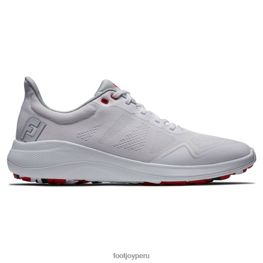 blanco rojo Footjoy zapato flex canada blanco-rojo 8V0402656