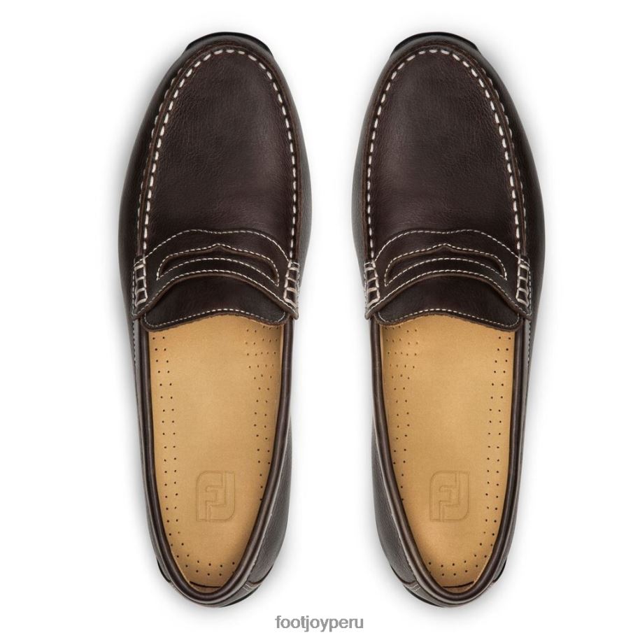 castaña Footjoy mocasines penny casuals club castaño 8V0401719